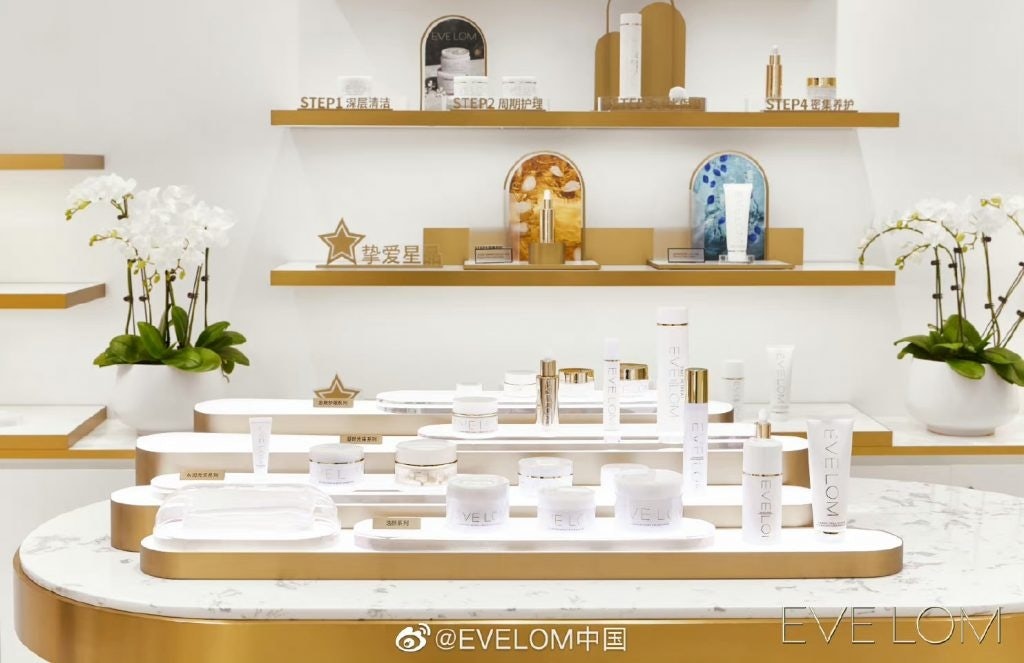 Yatsen Holdings attempted to diversify its revenue sources by acquiring overseas luxury brands like Eve Lom. Image: Eve Lom