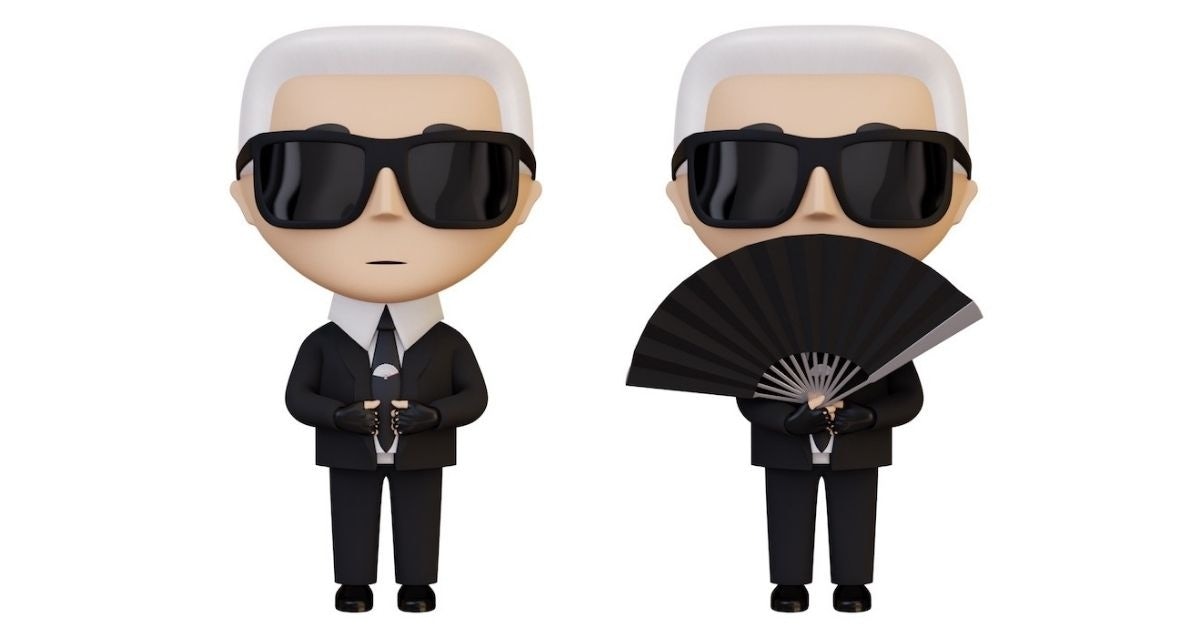 The Dematerialised x Karl Lagerfeld collaboration. Photo: The Dematerialised