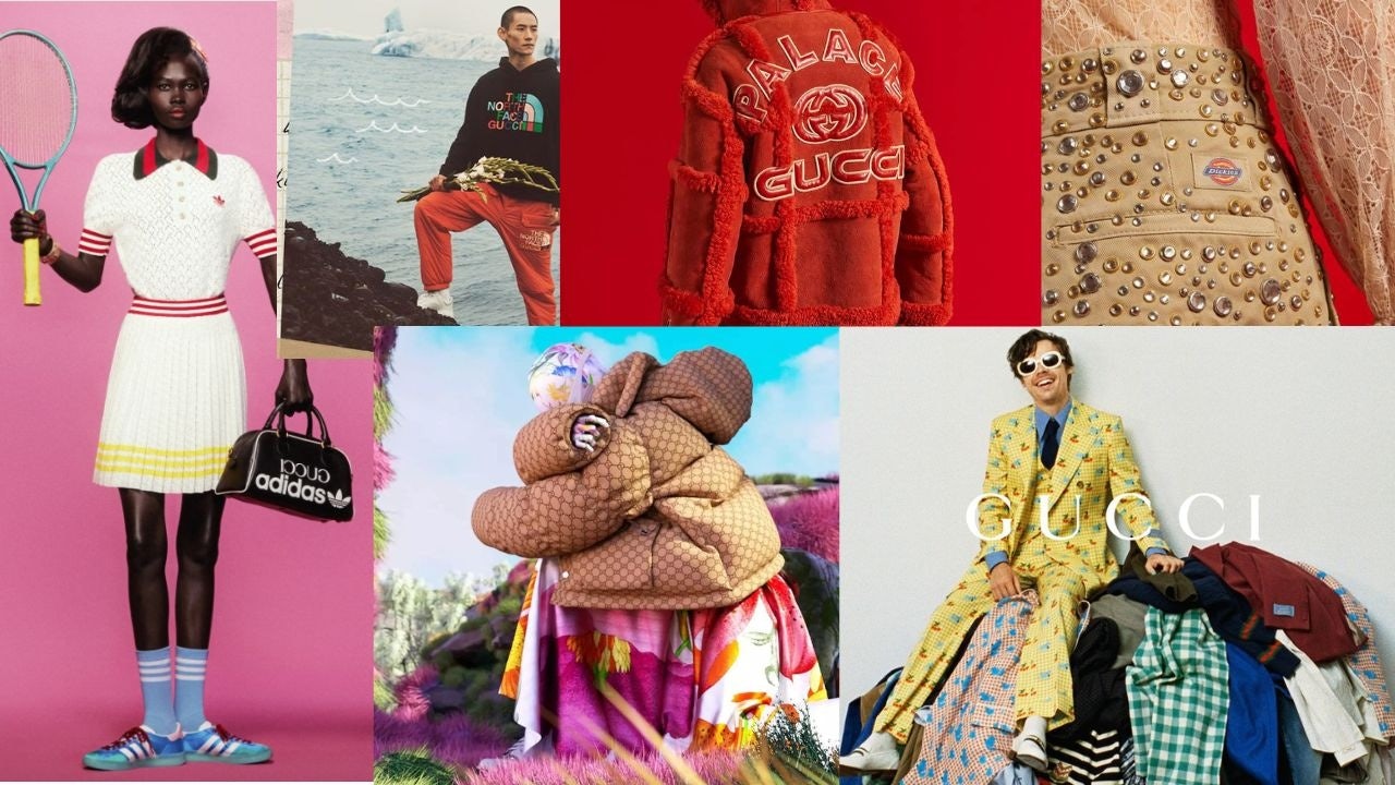 Reeling out an iconic roster of mainstream collaborations, Gucci wins at taking over our news feeds. Photo: Gucci