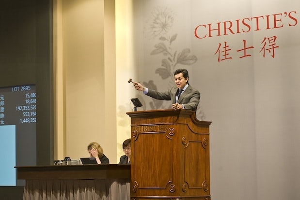 Christie's is keen to tap the new Chinese collector closer to their home market
