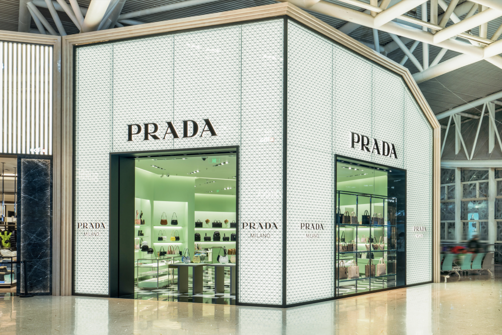 Prada recently opened its second boutique at Sanya Phoenix International Airport. Photo: Prada