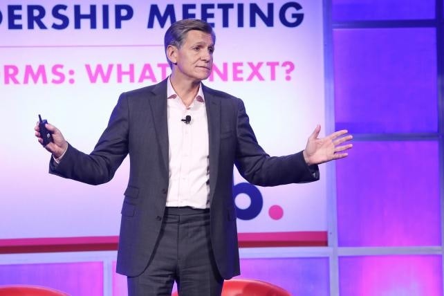 Pamp;G CEO -Marc Pritchard spoke at the IAB Annual Leadership Meeting. Photo: Ad Age