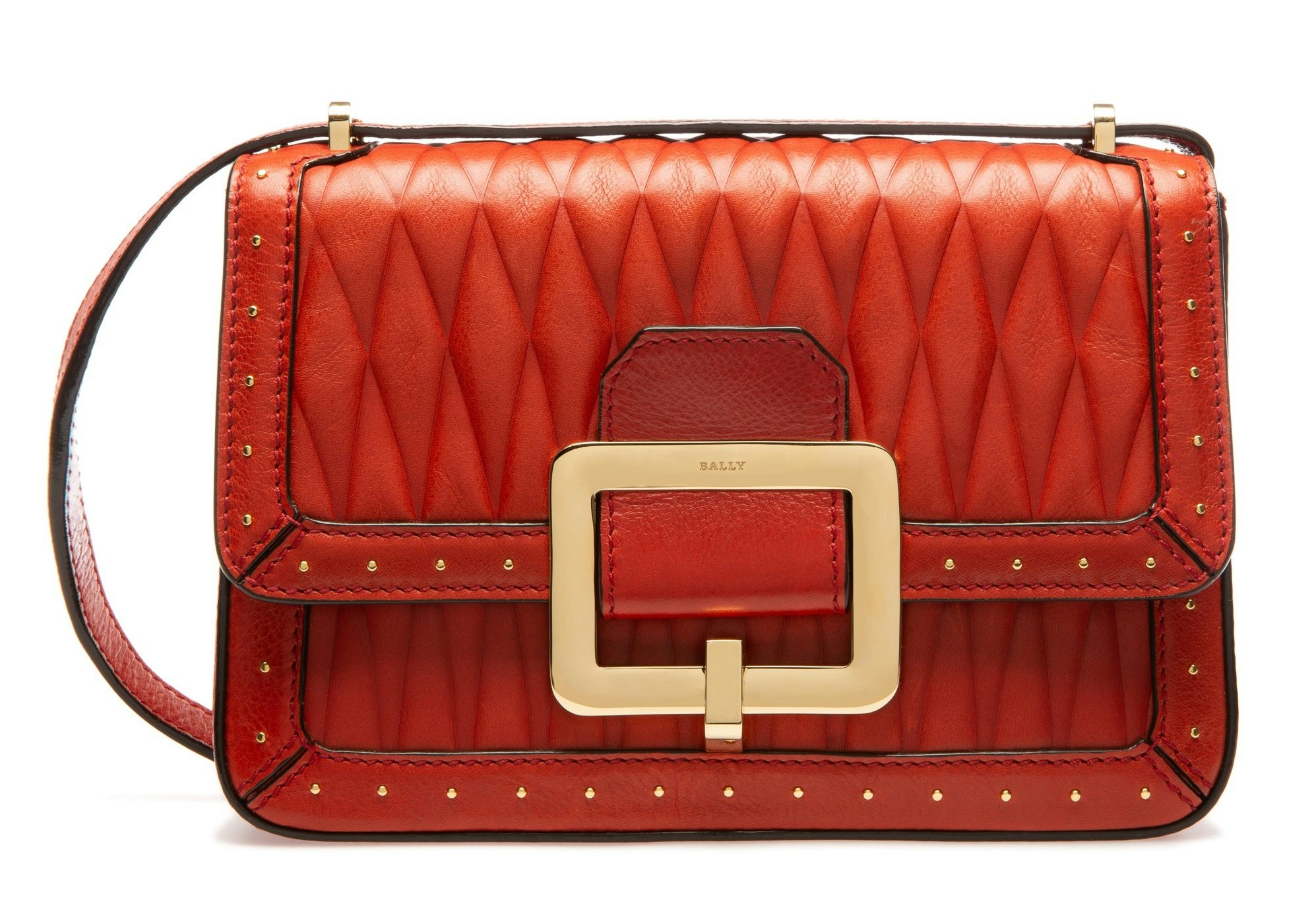 Bally's Janelle Bag in red. Photo: Courtesy of Bally