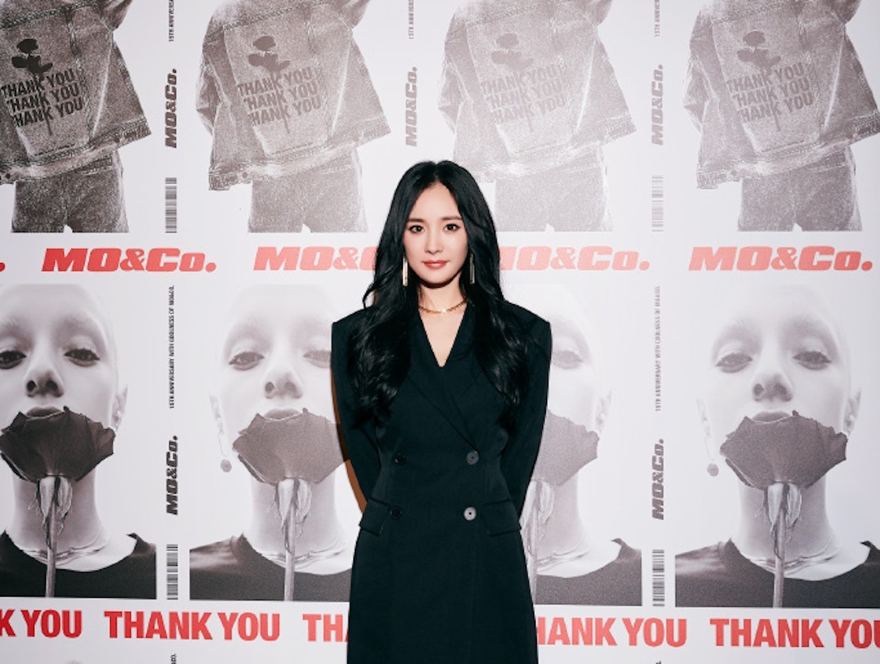 Actress Yang Mi at Mo&Co. fashion show. Photo: Mo&Co. 