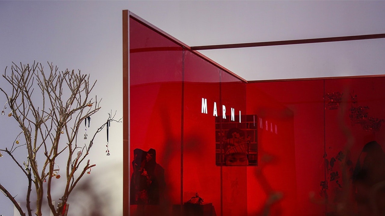 Marni unveiled an offline pop-up exhibition in Beijing on April 20. Photo: Courtesy of Marni.