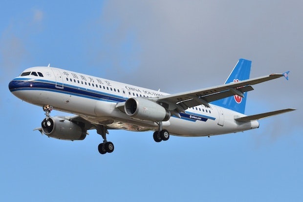 China Southern Airlines. Image via Shutterstock.
