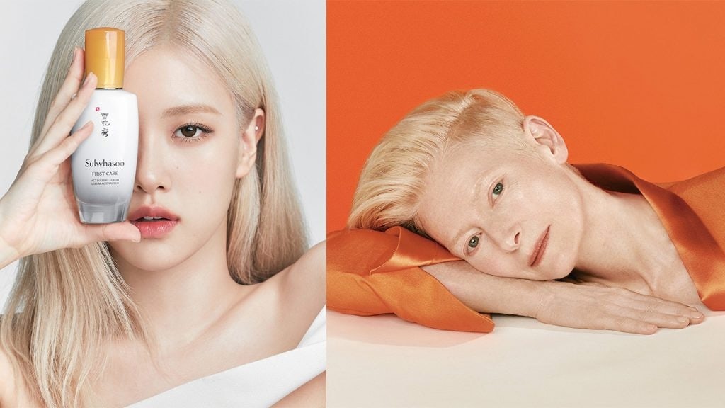 Blackpink singer Rosé and Tilda Swinton are the latest faces of Sulwhasoo. Photo: Sulwhasoo