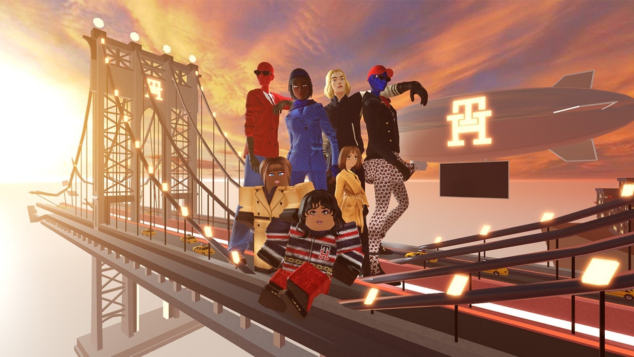 Tommy Hilfiger made its long-awaited return to NYFW with “Tommy Factory” — a cross-boundary experience that celebrated diversity, innovation, and creativity in both the online and offline worlds. Photo: Roblox