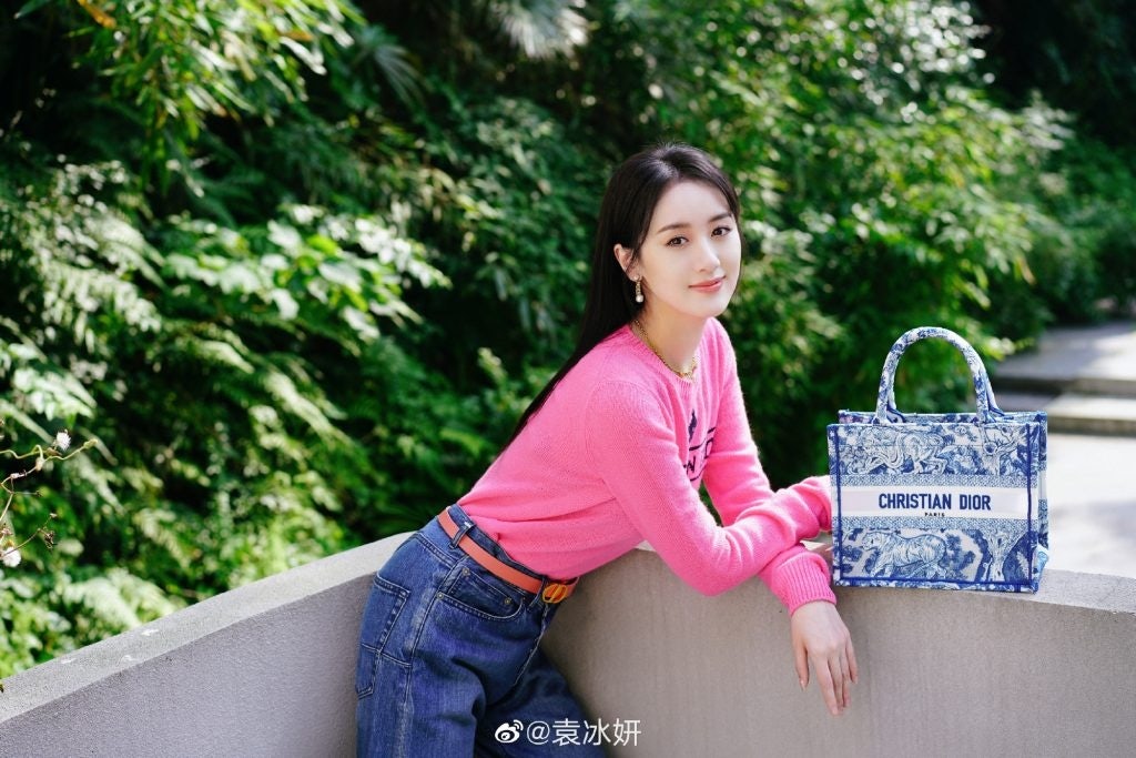 Yuan Bingyan promoted the Dioriviera capsule on her Weibo in June. Photo: Weibo