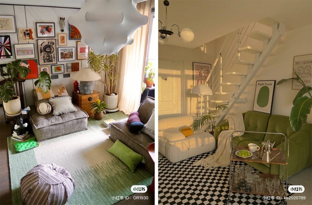 Xiaohongshu users share decor ideas for their rented homes. Photo: Xiaohongshu