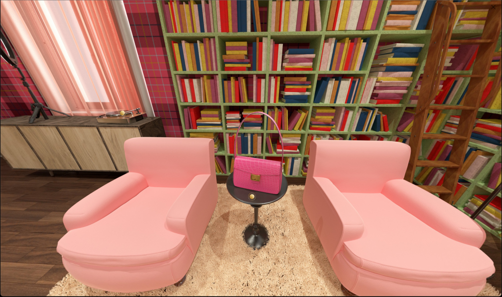 Kate Spade's virtual townhouse encouraged players to take part in a series of gamified activities. Photo: Kate Spade