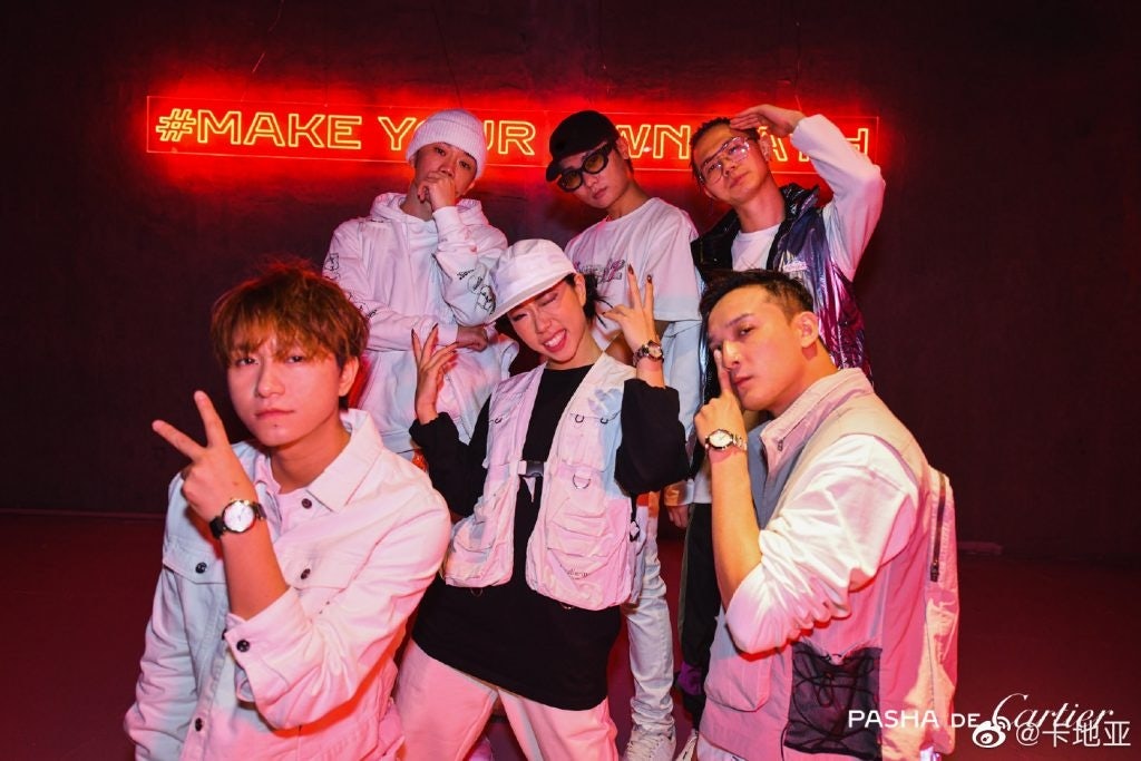 Cartier collaborated with hip-hop group X-crew-official to launch a new dance at a Shanghai club. Photo: Courtesy of Cartier