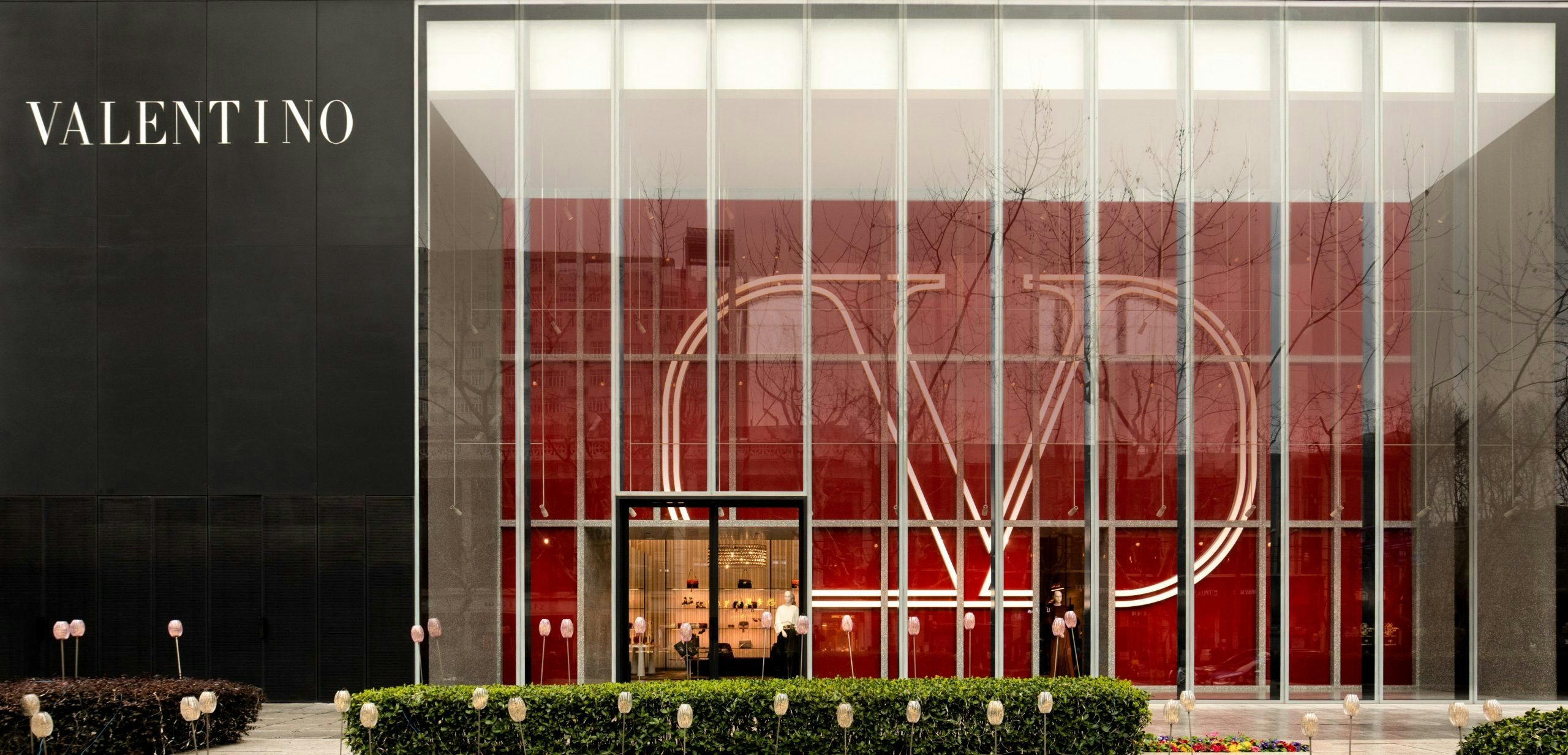 Valentino boutique at Shanghai iAPM. Image: Valentino