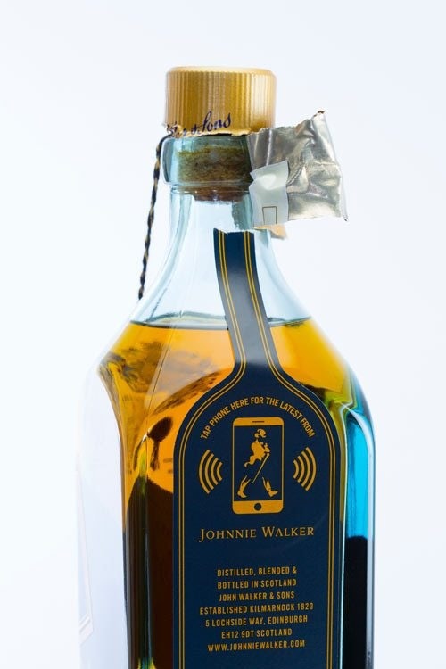 Johnnie Walker's smart bottle. (Courtesy Photo)