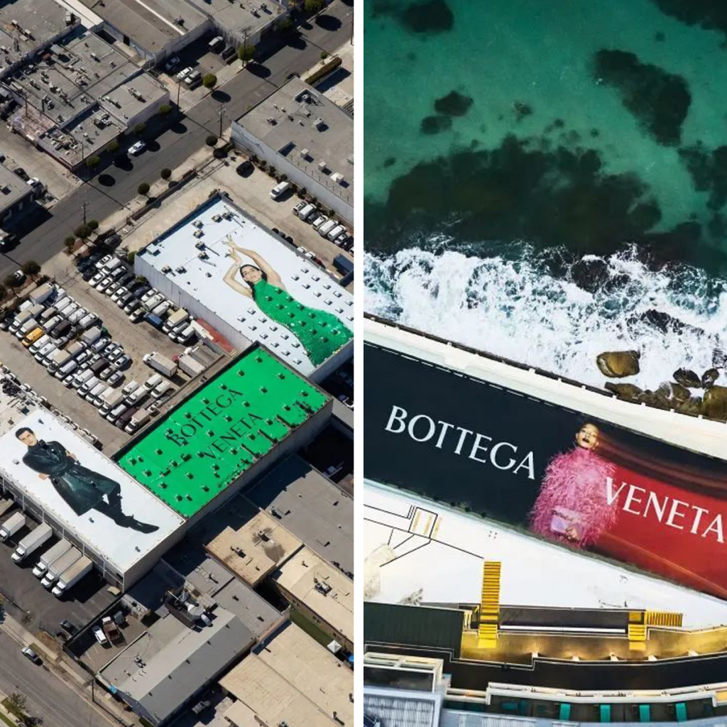 Bottega's takeovers in Los Angeles and the Bondi Beach in Sydney. Photo: Bottega Veneta