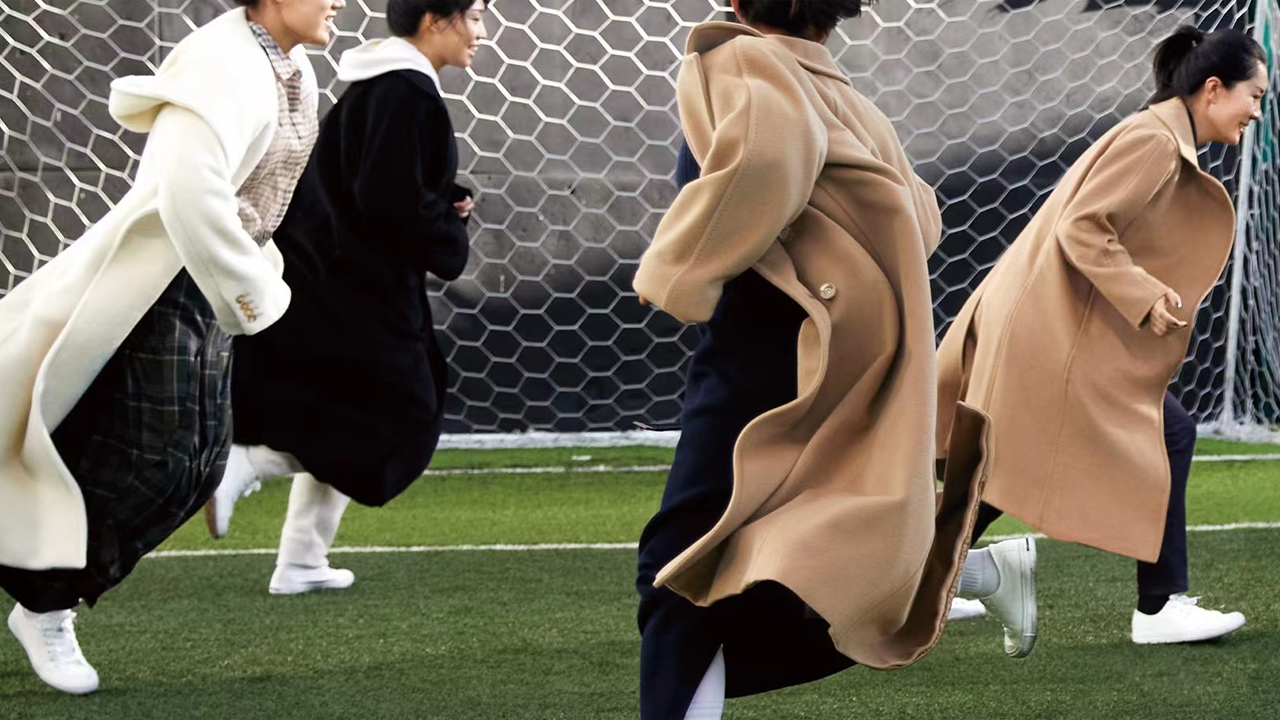 The series of Max Mara's “7 for 70 Photography Project,” featuring China women’s football team, was shot by the 83-year-old photographer Hong Nanli. Photo: Hong Nanli, Courtesy of Wonderland China