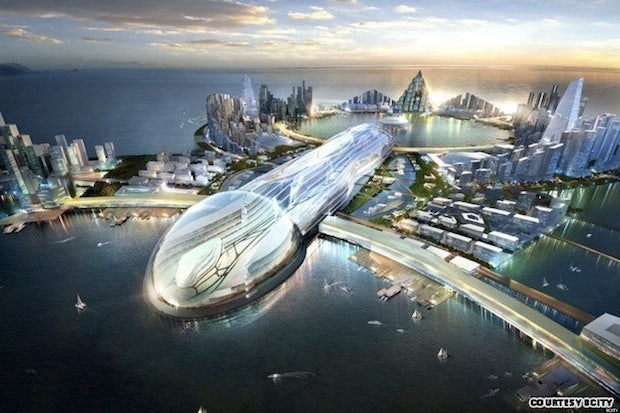 8City, the massive $290 billion gambling complex planned to open in South Korea by 2030. (8City)