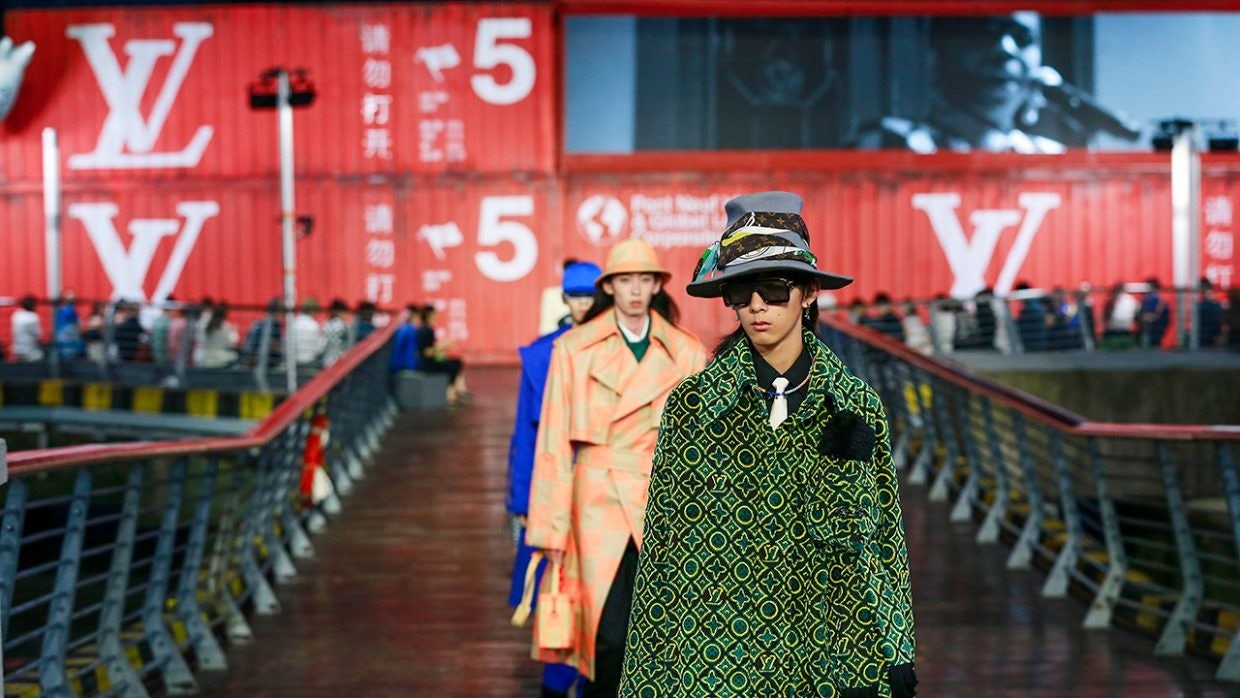 Luxury brands that are staying afloat in China integrate both online and offline journeys and provide consistent experiences via omnichannel strategies. Photo: Louis Vuitton Spring 2021 Shanghai Show.