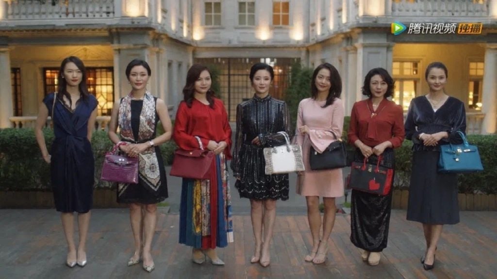 A scene from the popular Chinese TV drama series Nothing but Thirty demonstrates how Hermès tops the luxury brand hierarchy. Photo: Tencent Video