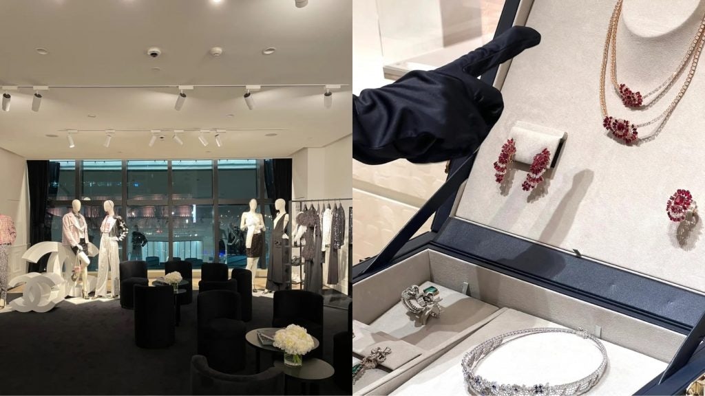 Chanel VIP salon inside prestigious luxury shopping mall Beijing SKP. Image: Xiaohongshu