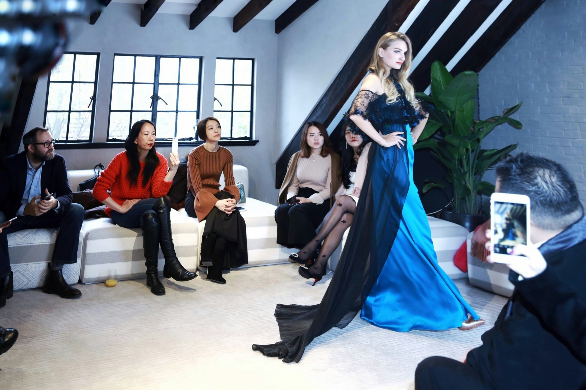 International models showed off Grace Chen's Spring/Summer 2017 haute couture collection, "Beautiful World" in Shanghai and Beijing. (Courtesy Photo)