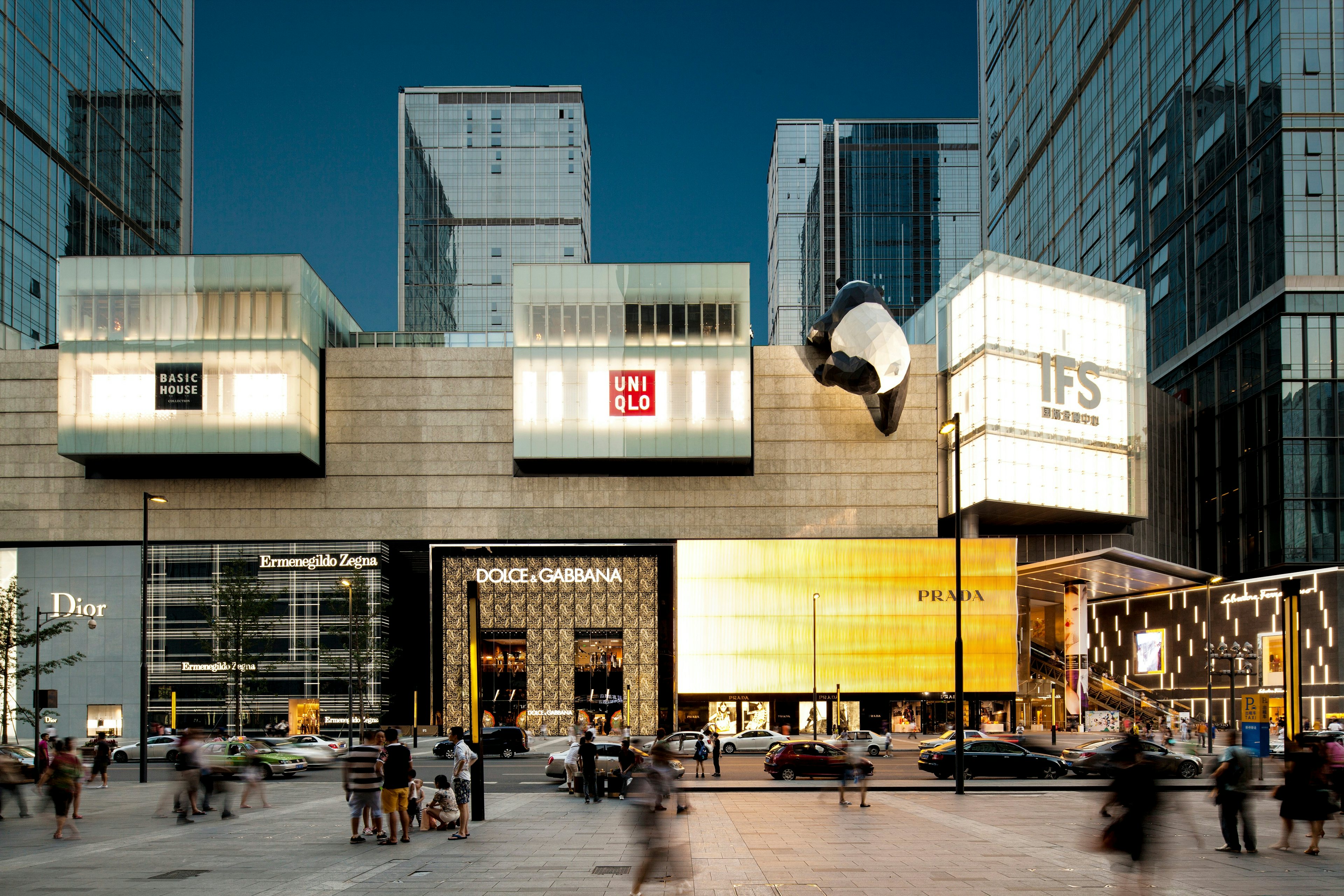Chengdu IFS opened in 2014 and is now the top luxury shopping destination in the city, as well as one of the most influential premium malls in China’s Midwest region. Courtesy photo