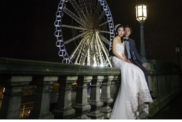 Chinese Couples Take Early Honeymoon For Destination Wedding Photos