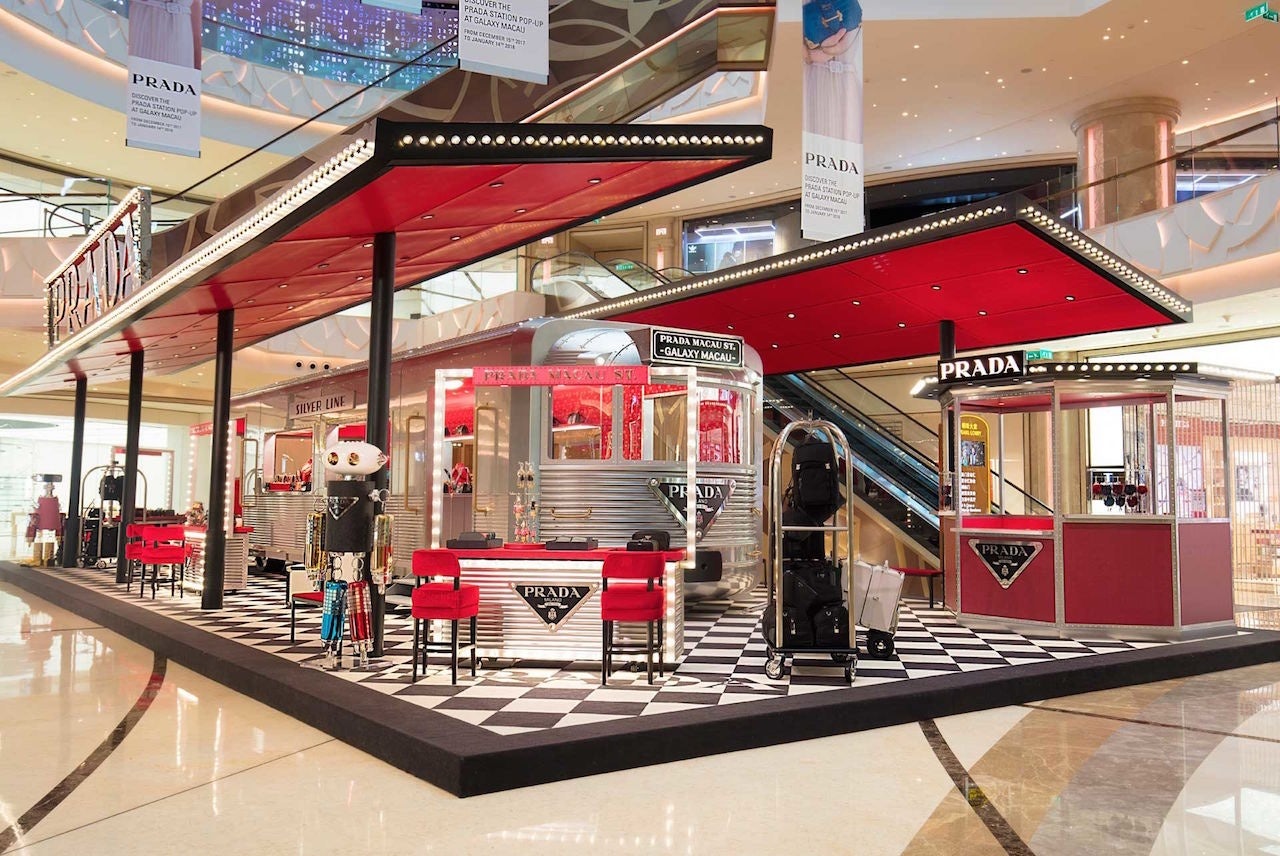 In reaction to high rents and unpredictable demand, many luxury brands are experimenting with pop-up shops they hope can deliver unique experiences to both Mainland Chinese tourists and local shoppers. Photo: Prada pop-up shop Prada Silver Line in HK