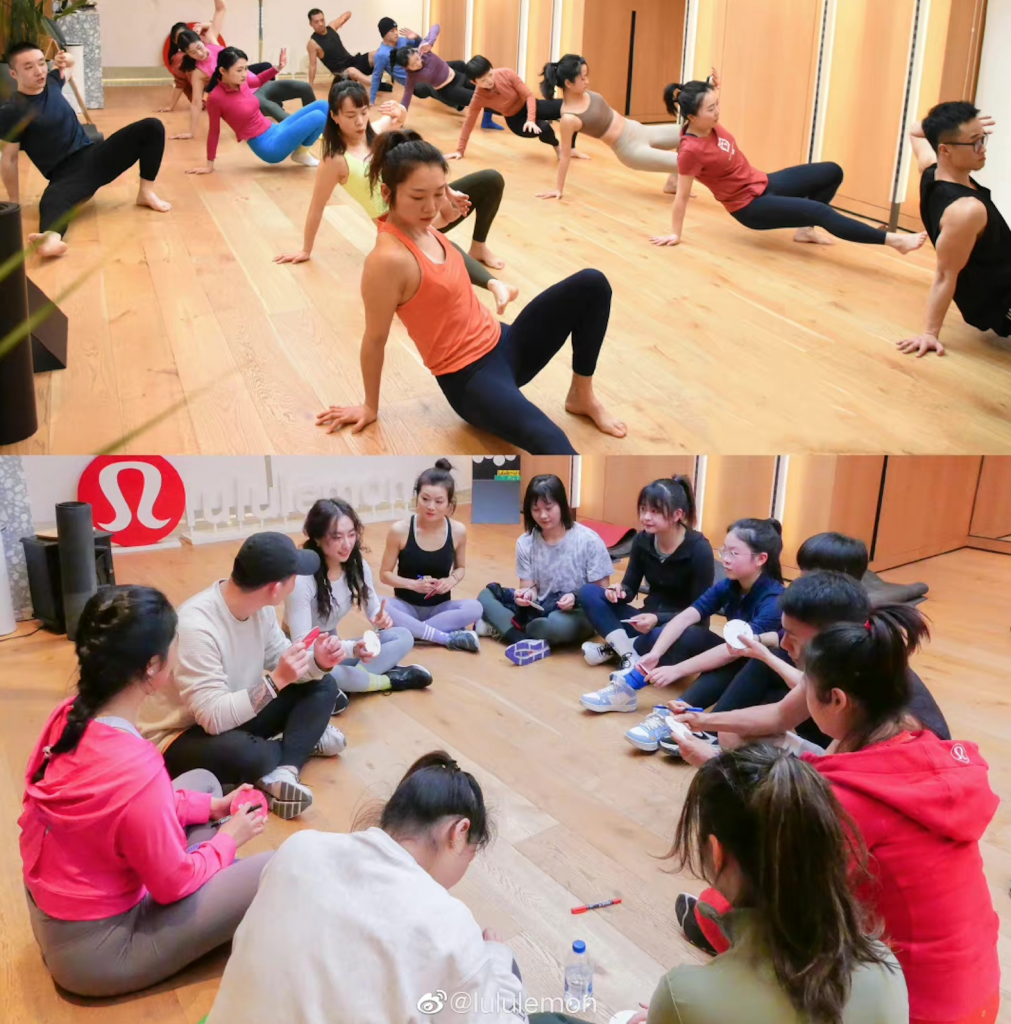 Light exercise has become an emerging fitness trend among women, who account for over 56 percent of the active users on local sports and fitness apps. Lululemon's Weibo