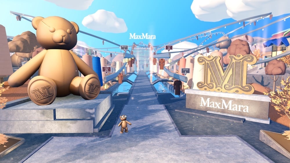 Max Mara has joined Roblox with a new activation inspired by the brand.Photo: Roblox