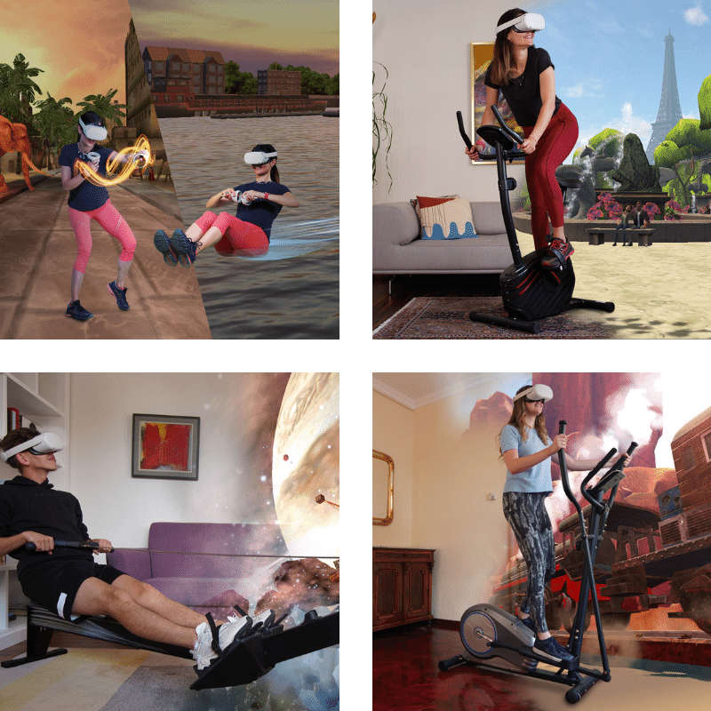 Metaverse fitness startup Holodia uses virtual content to make workouts more fun. Photo: Holodia