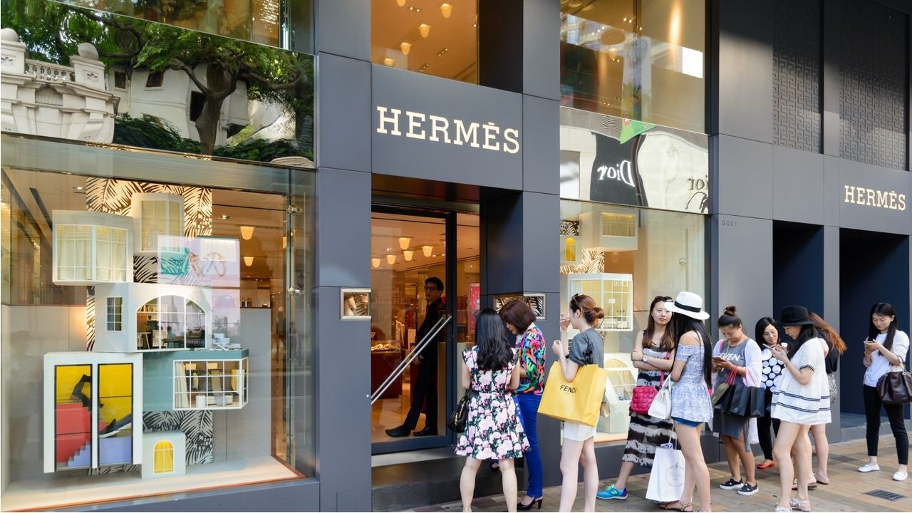 Hermès reported revenue growth in Q3 thanks to strong sales in China. Photo: shutterstock