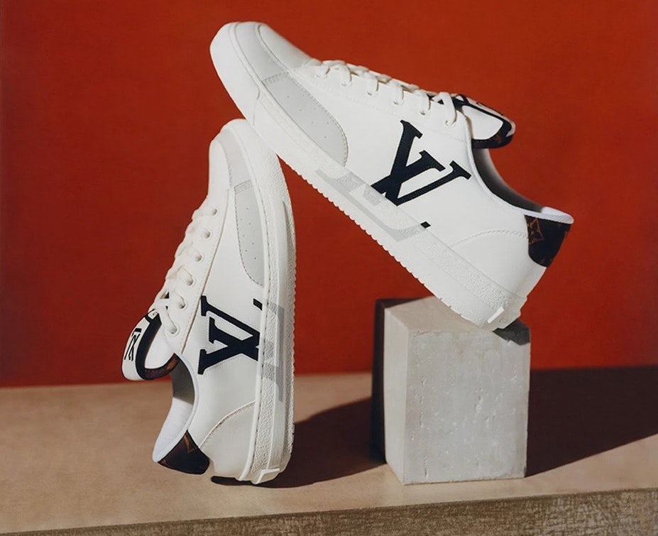 Louis Vuitton's unisex Charlie sneakers are made out of 90 percent recycled and bio-sourced materials. Photo: Courtesy of Louis Vuitton