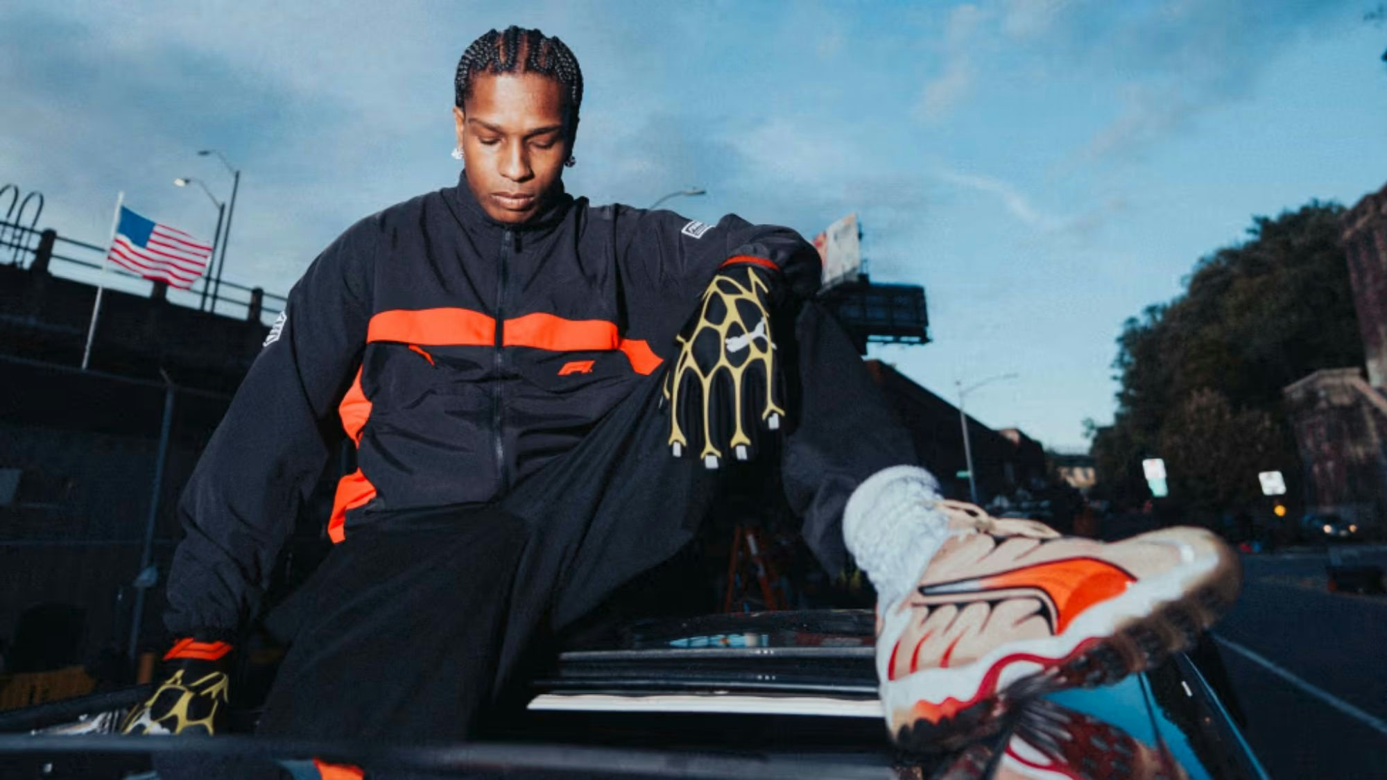 Last month, news circulated online of A$AP Rocky being named creative director at Puma, focusing on the F1 partnership. Photo: Puma