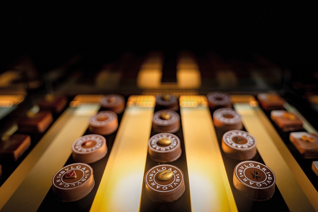 Luxury jewelry and accessories brand Bulgari has opened chocolate shops, with the most recent one in Shanghai to attract a wider range of consumers. Courtesy photo