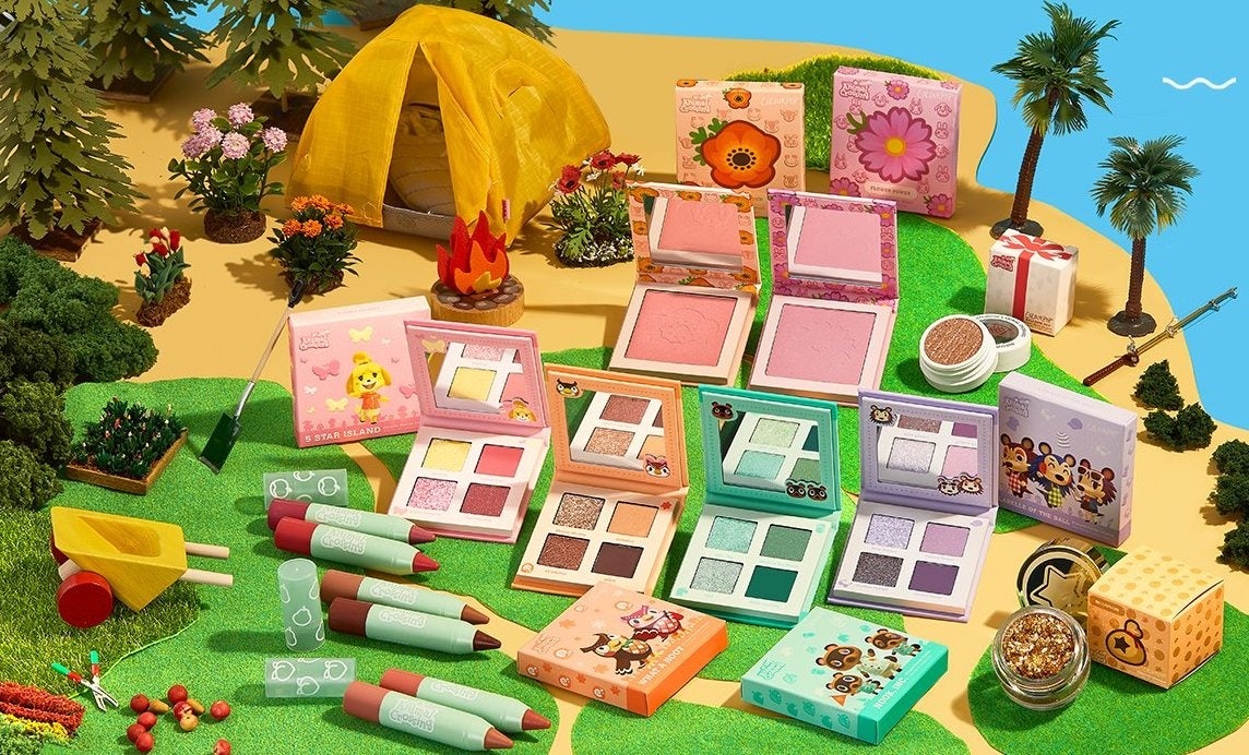 Colourpop opted to develop real-world cosmetics in a collaboration with Nintendo’s Animal Crossing. Photo: Courtesy of Colourpop