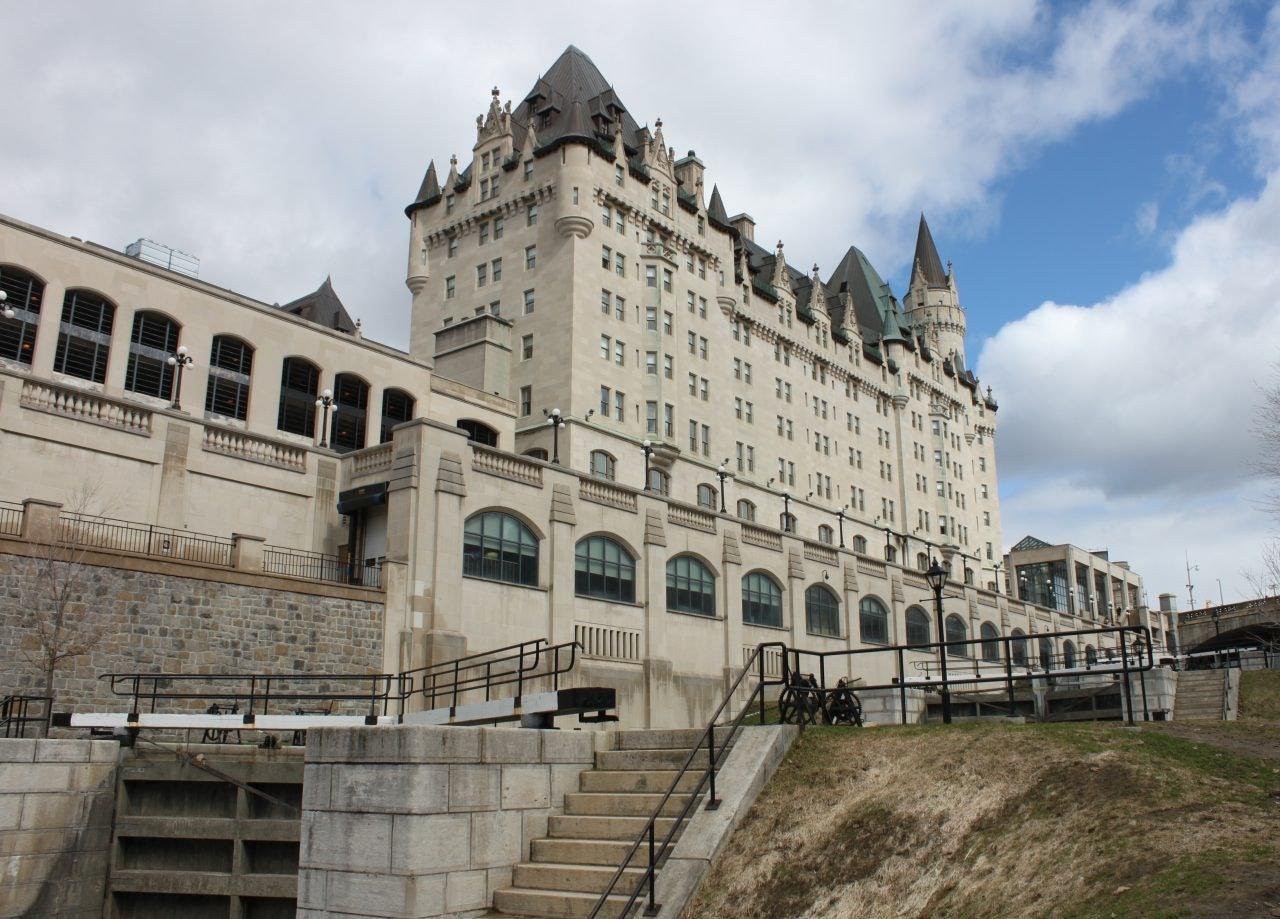 Hotel Fairmont Chateau Laurier, Ottawa, Ontario, Canada. Image via Shutterstock.