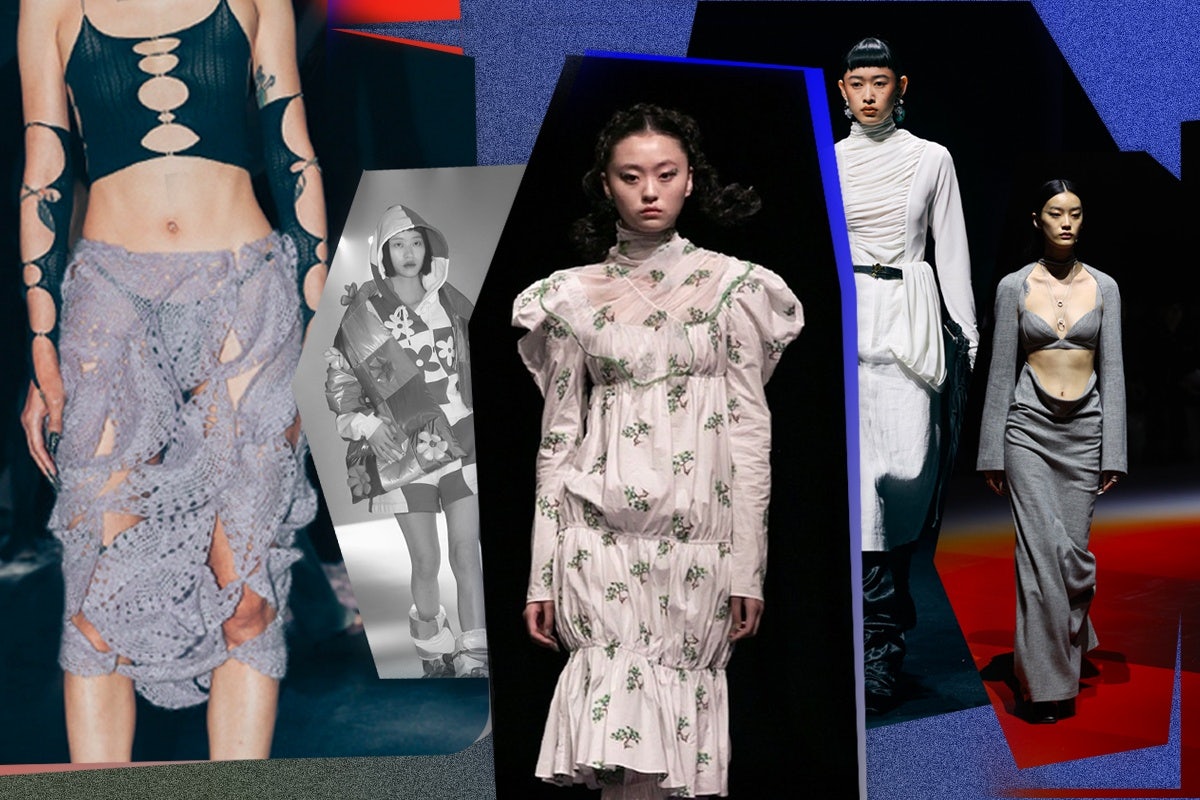 The latest edition of the Jing Daily Fashion Week Score heads to Shanghai Fashion Week, where the entire industry celebrated “Blooms Of Spring.” Composite: Haitong Zheng 