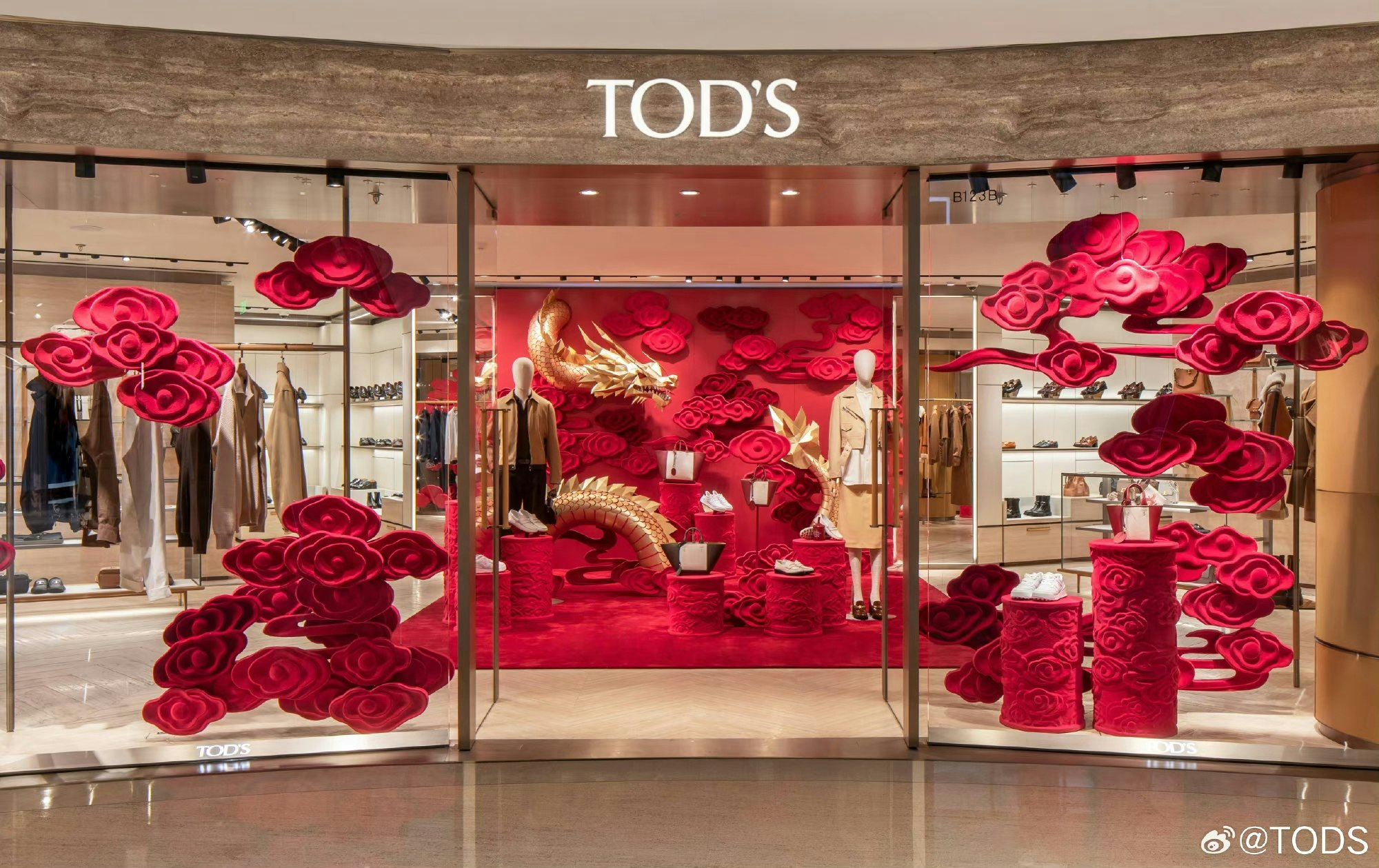 Tod’s celebrates the Year of the Dragon in China. Photo: Tod’s