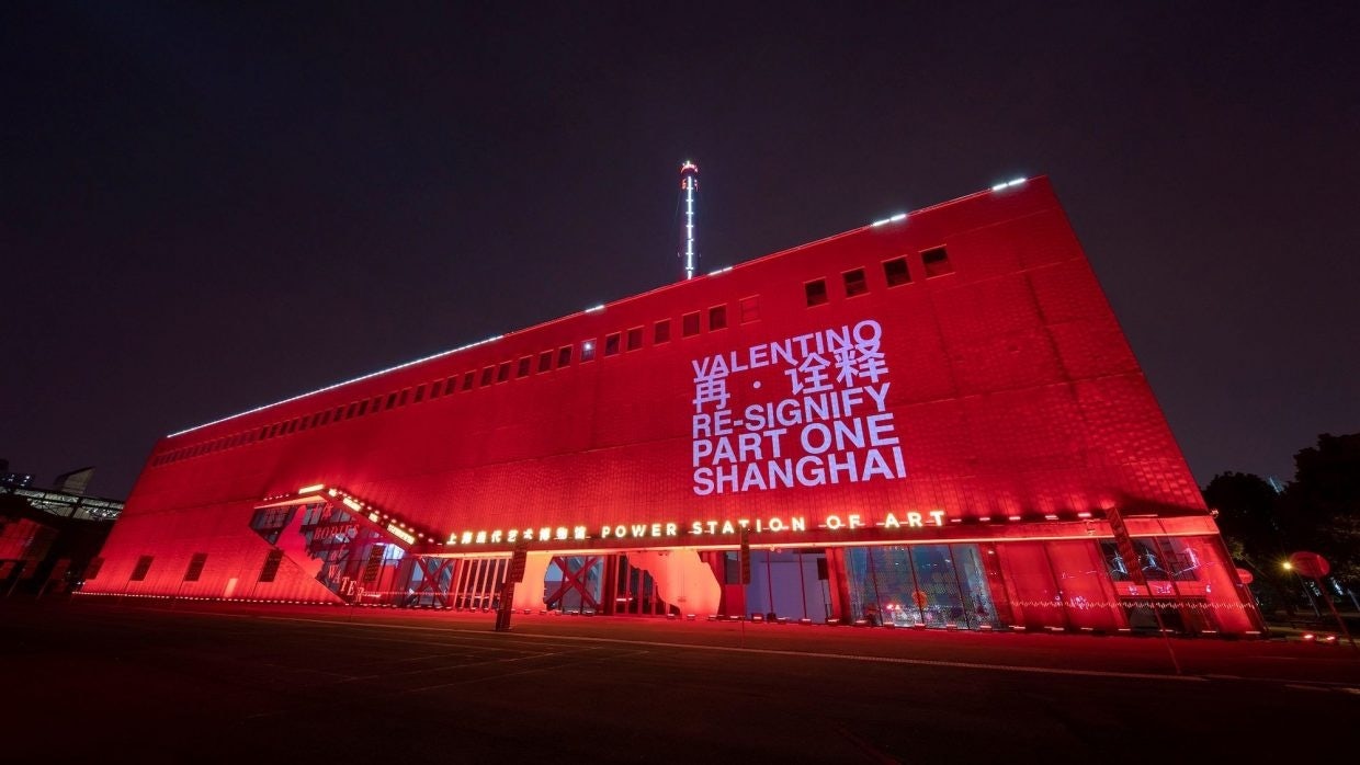 Valentino Re-Signify 1 took place in Shanghai in 2020. Image: Valentino