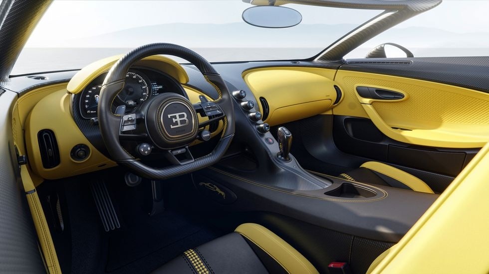 The new Bugatti Mistral Roadster is the last model to feature the brand’s iconic W16 engine. Photo: Bugatti