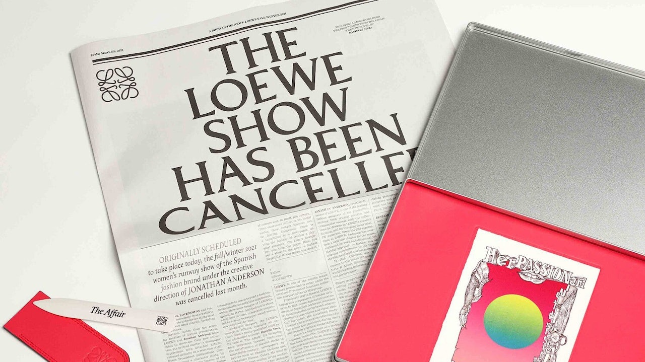 With traditional fashion shows cancelled, Loewe's pandemic-era VIP initiatives were highly sought after by China's CCCs. Image: Loewe