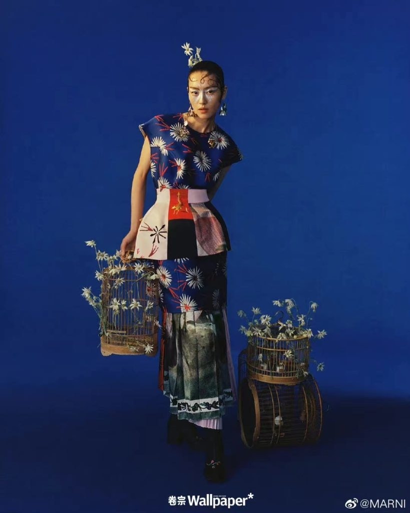 The Marni Miao campaign starring Chinese supermodel Liu Wen produced by Wallpaper China. Photo: Courtesy of Wallpaper