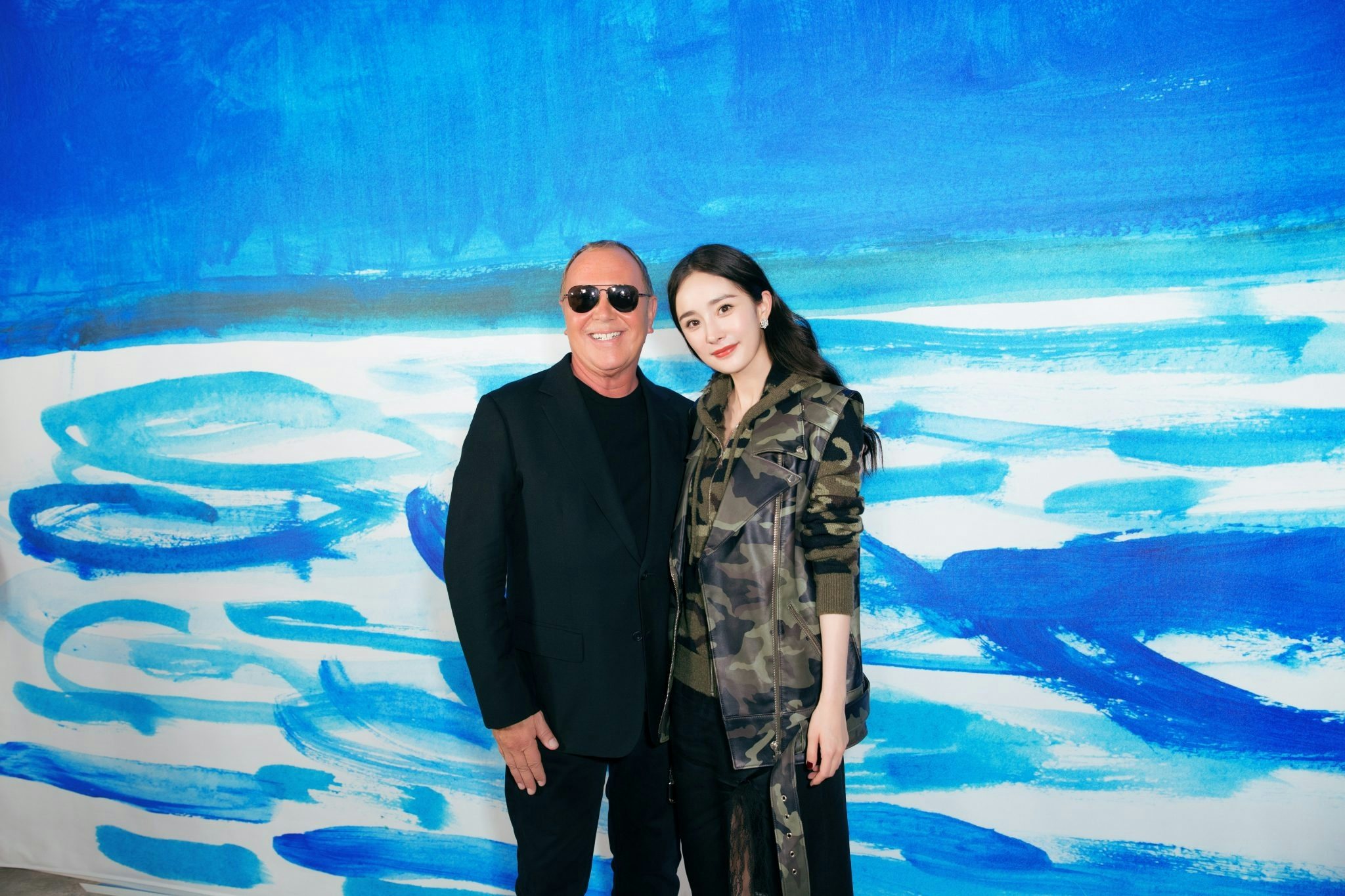 Michaels Kors (Left), and Yang Mi (Right) at the brand's New York Fashion Week Spring/Summer 2019 Runway Show. Courtesy photo 