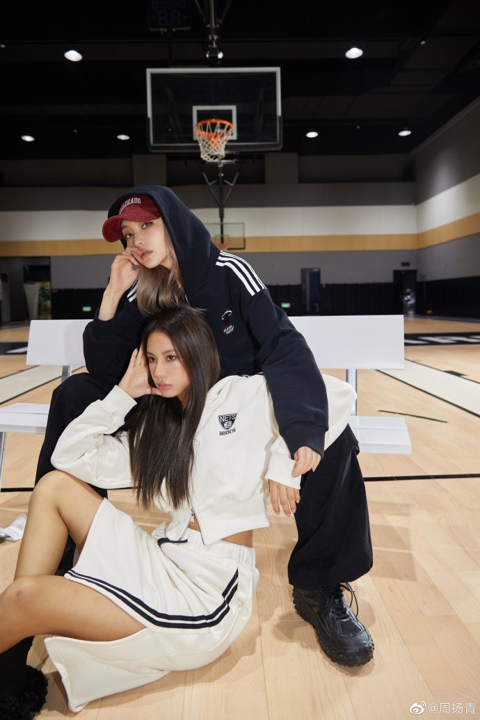 Grace Chow's accessible streetwear brand is one of the latest to incorporate the NBA's IP into a collection. Photo: Grace Chow Weibo