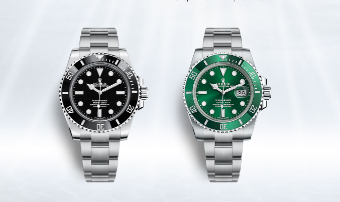 More Chinese consumers today prefer Rolex’s green submariner rather than the classic black model. Photo: Rolex official website
