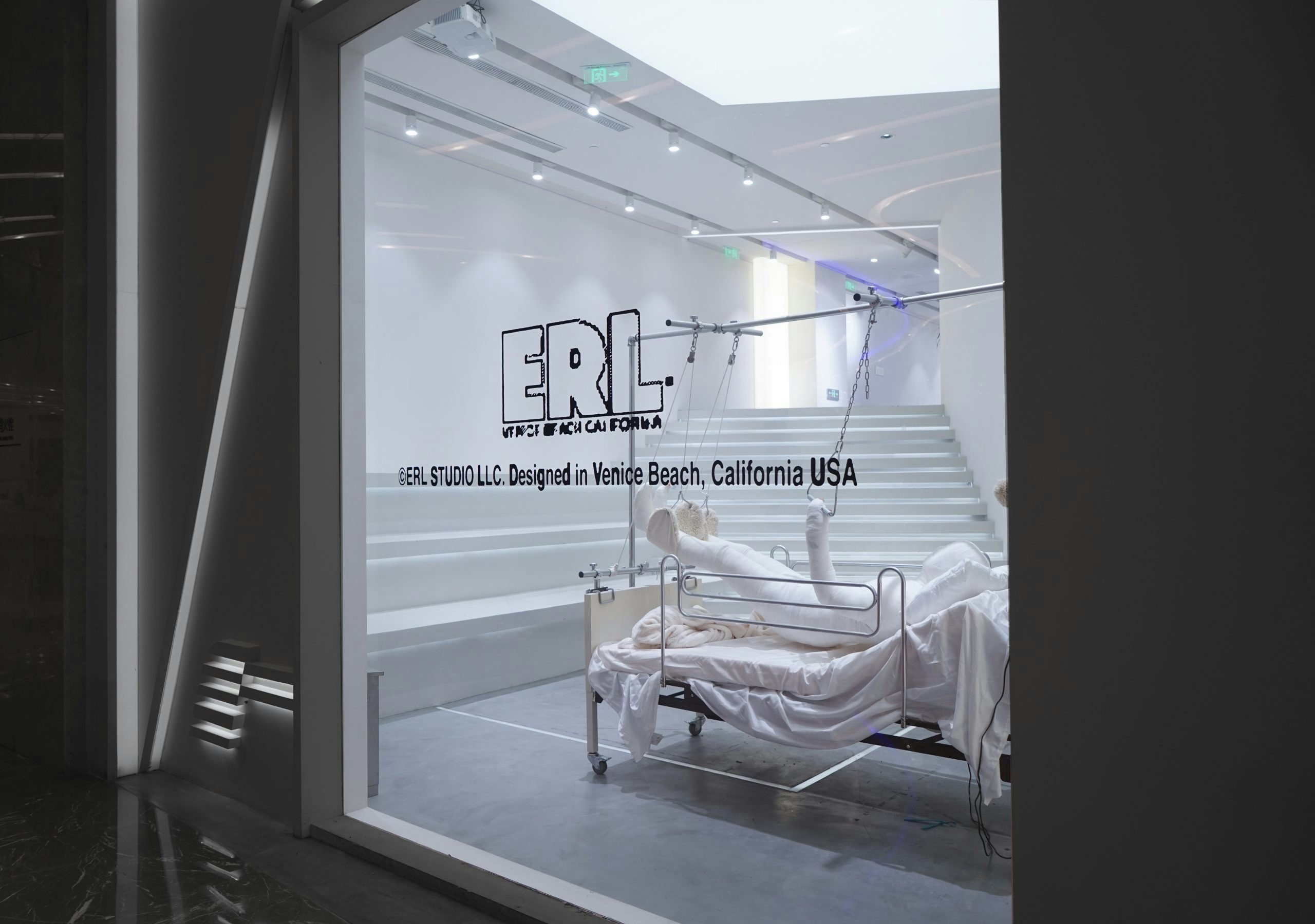 The ERL x ENG Concept installation was built to promote the Fall 2022 collection. Photo: ENG Concept