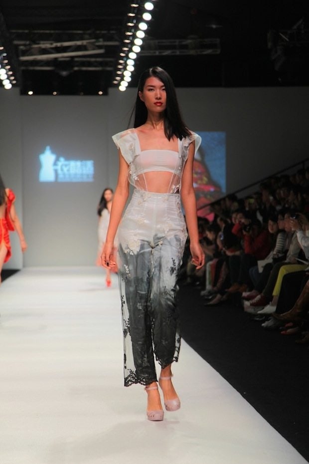 A look from Tiffany Fung's collection at the 2012 EcoChic competition. (Courtesy Photo)