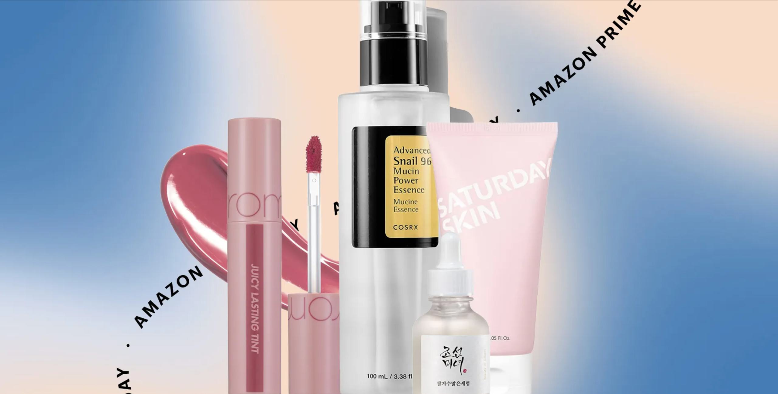COSRX, Glow Recipe, and Saturday Skin are the South Korean skincare and makeup labels currently popular in Europe and the US. Photo: Glamour UK 