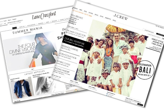 Lane Crawford stocks J. Crew collections online and in selected locations